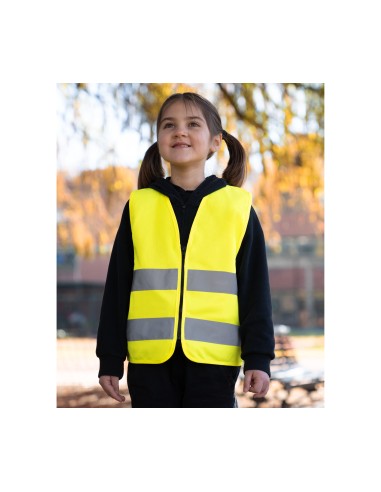 K-KWRX-Kids Hi-Vis Safety Vest With Front Zipper Aalborg